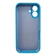 Защитный чехол-накладка Silicone Full Case AA Camera Protect для Apple iPhone 16 Cornflower (FullAAi16-49) - изображение 3
