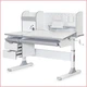 Дитячий стіл Mealux Hamilton Multicolor PN з полицею (BD-680 W/G MC+PN з полицею) - зображення 4