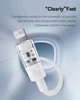 USB кабель Type-C на Lightning для iPhone Baseus Gem Fast-Charging Data Cable (20W, 2m, 480 Mbps). White - зображення 6