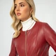 Жіноча куртка з перфорацією червоний 99_9P_103_3_2XL, XXL - изображение 5