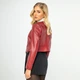 Жіноча куртка з перфорацією червоний 99_9P_103_3_XL, XL - изображение 3