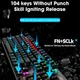Механическая клавиатура AOC AOC GK410 с RGB подсветкой 104 клавиши Черный (1007-415-00) - изображение 7