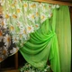 Занавеска короткая готоваяФая салат ромашка 150*280 см - изображение 4
