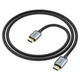 Кабель HOCO US03 HDMI 2.0 Male-to-Male 4K HD data cable 2m, Black - изображение 4