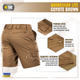 Шорти M-Tac Aggressor Lite Coyote Brown M 20018017-M - изображение 5