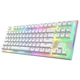 Клавіатура HATOR Gravity X TKL orange (HTK551UA) white - изображение 6