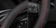 Чохол на кермо DLCar для автомобіля Jeep натуральна чорна шкіра з червоною прошивкою - зображення 3