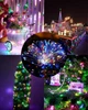 Уличная гирлянда на солнечной батарее Капля Росы 12 м 100 LED RGB - изображение 3
