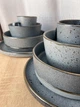Столовый сервиз посуды 60 предметов на 12 персон Ardesto Fasano тёмно-серый матовый керамика - изображение 15