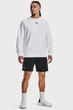 Чоловічий білий світшот UA Rival Fleece Crew Under Armour L 1379755-100 - изображение 2