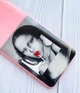 Матовий рожевий чохол на Samsung Galaxy A32 :: Сучасна Мона Ліза (принт 351) - зображення 3