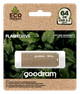Флеш-накопичувач Goodram ECO FRIENDLY 64 ГБ USB 3.0 коричневий - зображення 3