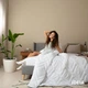 Одеяло IDEIA Nordic Comfort зимнее полуторное 140х210 антиалергенное теплое пл 300 г/м2 белое - изображение 1