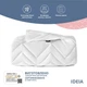 Одеяло IDEIA Nordic Comfort зимнее полуторное 140х210 антиалергенное теплое пл 300 г/м2 белое - изображение 6