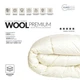 Одеяло IDEIA WOOL PREMIUM зимнее евро 200х220 овечья шерсть 100%, хлопок 100% молочное - изображение 5