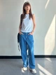 Джинсы Карго женские Uniqlo 879135357 M Синие (1159810973) - изображение 14