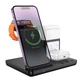 Беспроводная зарядка Qi Hoco Crown 3 в 1 night light wireless fast charger with clock 9 - изображение 3
