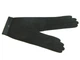 Рукавички жіночі з натуральної шкіри замші Alpa Gloves 044-15 чорні розмір 8 довжини до ліктя - зображення 6