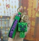 Брелок подвеска на рюкзак Крипер из игры Майнкрафт 3D (Creeper Minecraft) Зеленый - изображение 7