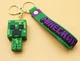 Брелок подвеска на рюкзак Крипер из игры Майнкрафт 3D (Creeper Minecraft) Зеленый - изображение 8