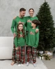 Женская пижама c брюками в клетку love Рождественское настроение Nicoletta Family look 968515в XL зеленый с разноцветным - изображение 2