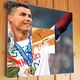 Часы с фото "Криштиану Роналду. Ronaldo. Футбол" для футболистов и фанатов украшение спальни, спорт клуба - изображение 2