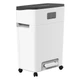 Знищувач документів шредер HP OneShred 12MC A4 80g х 12 аркушів 2*15 25л White (2806) - зображення 4