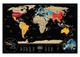 Скретч карта мира Travel Map Weekend Black World (gold) (англ.) (13072) - изображение 3