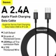 Кабель Baseus USB - Lightning 2метра 2.4A Superior Black (CALYS-C01) - изображение 6