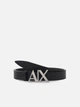 Ремень c пряжкой в виде логотипа 85 Armani Exchange черный 941125 - изображение 1