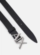 Ремень c пряжкой в виде логотипа 85 Armani Exchange черный 941125 - изображение 5