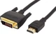 Кабель Amazon Basics HDMI to DVI 1920x1080@60Hz, Bi-Directional, 1.8м, black - изображение 1