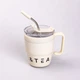 Термочашка Coffee & Tea з трубочкою бежева - зображення 1
