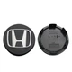 Колпачок в диски Honda, значок в колёса 56 мм (1 шт.) Black-silver - изображение 2