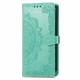 Чехол Vintage для Infinix Note 40 / X6853 книжка кожа PU с визитницей бирюзовый - изображение 4