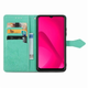 Чехол Vintage для Xiaomi Redmi 14C книжка кожа PU с визитницей бирюзовый - изображение 4
