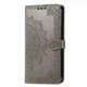 Чехол Vintage для Infinix Note 40 / X6853 книжка кожа PU с визитницей серый - изображение 4