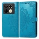 Чохол Vintage для Infinix Note 40 Pro / X6850 книжка шкіра PU з візитницею блакитний - зображення 1