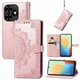 Чехол Vintage для Tecno Spark Go 2024 / BG6 книжка кожа PU с визитницей розовый - изображение 1