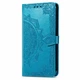 Чехол Vintage для Infinix Note 40 / X6853 книжка кожа PU с визитницей голубой - изображение 4