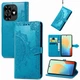 Чехол Vintage для Tecno Spark Go 2024 / BG6 книжка кожа PU с визитницей голубой - изображение 1