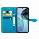 Чехол Vintage для Motorola Moto G72 книжка кожа PU с визитницей голубой - изображение 3