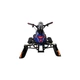 Електроснігокат Crosser S-1 (800 ВТ, 48V 20AH АКБ) - Чорний - изображение 7
