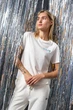 Біла футболка "Gin-Dependent Woman" MC2 Saint Barth 7001 M - изображение 4