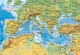 Физическая карта мира 160x110 см М 1:22 000 000 ламинированная - изображение 2