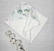 Детское полотенце-уголок 80х80 a.l.babybox Морские жители Белое - изображение 2