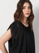 Блузка женская Calvin Klein 51796467 L Черная (1159818537) - изображение 4