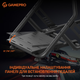 Игровое кресло кокпит Gamepro RS100 с креплением для руля, педалей и коробки передач Black - изображение 5