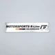 Эмблема алюминиевая Volkswagen Motorsports R-Line 12,0*2,6 см - изображение 2
