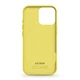 Силиконовый чехол для Apple iPhone 16 Pro, ICON2 Case, Желтый, противоударный, панель, защита всего корпуса, матовая поверхность Soft Touch, выступает над дисплеем, совместим с защитными стеклами и пленками, с микрофиброй, ArmorStandart (ARM81305) - изображение 2